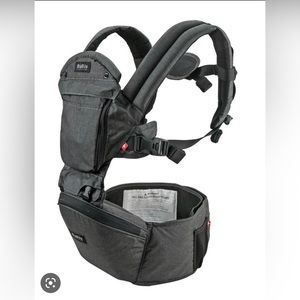 MiaMily Hip Seat Baby Carrier - Charcoal Grey.